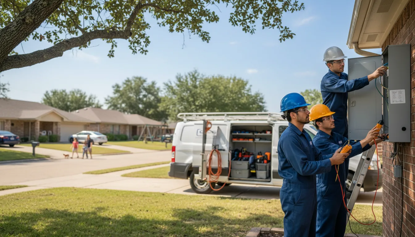 Certified electrician providing emergency electrical services in Panther Burn, MS